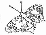 Butterfly Colouring Butterflies Coloringhome Elmo Pag sketch template