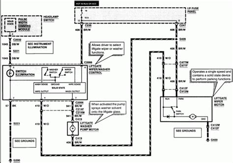 ford taurus wiring diagram