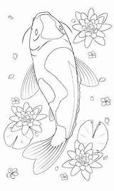 Koi Fisch Dibujos Pez Malerei Carpe Carp Fische Bordar Malvorlage Flowers Carpa Tatuajes Umriss Zeichnung Fisk Tatuajesgeniales Psdeluxe Music Haku sketch template