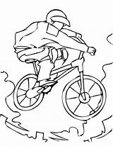 Bmx Coloring Pages Extreme Sport Printable Bike Bicycle Sports Print Street Getcolorings Color Popular Getdrawings Utilising Button Comments Template Colorings sketch template