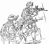 Coloring Pages Gun Military Army Printable Getcolorings Color sketch template