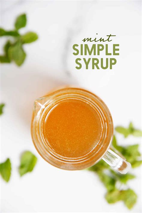 lexis clean kitchen mint simple syrup