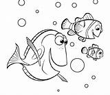 Nemo Finding Pages Coloring Color Popular sketch template