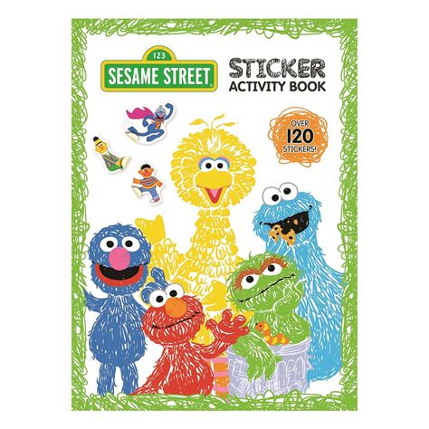 sesame street sticker activity book big