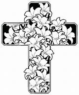 Coloring Crosses Pages Adults Printable Getcolorings sketch template