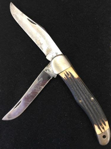1972 Queen Copperhead Folding Pocket Knife Celluloid Faux