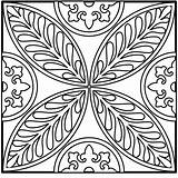 Coloring Mandala Pages Intricate Square Color Easy Simple Designs Mandalas Pattern Printable Kids Becuo Print Adult Adults Sanctuary Flower Coloringhome sketch template