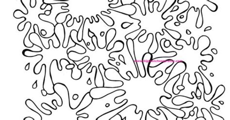 paint splat page coloring pages