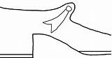 Tap Shoes Coloring Pages Dance Sketches Shoe Template sketch template