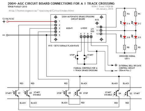 circuit diagram  automatic railway gate system brainlyin