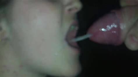 tasty cum eating cum sprayed in mouth swallowing bitch