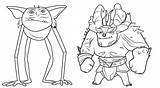 Goblin Trollhunters Amulet Dreamworks Draal Raskrasil sketch template