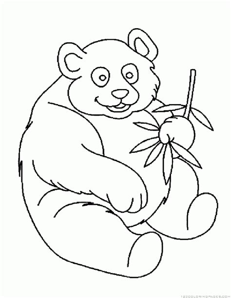 panda coloring pages part