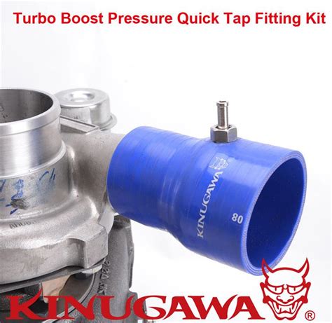 turbo boost pressure quick tap fitting kit pressure source  silicon hose