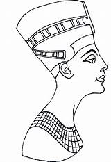 Colorare Disegni Testa Storia Egizi Antichi sketch template