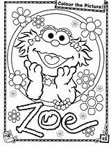 Coloring Sesame Street Pages Zoe Printable Oscar Grouch Gang Getcolorings Book Cartoon Getdrawings Color Colorings Elmo sketch template