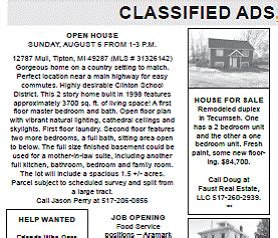 advertising classified ads