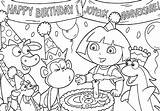 Pages Coloring Game Board Getcolorings Dora Friends sketch template