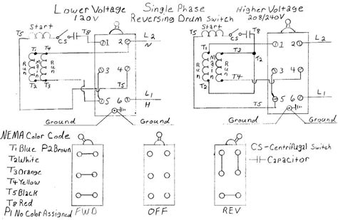 dayton  drum switch wiring diagram collection