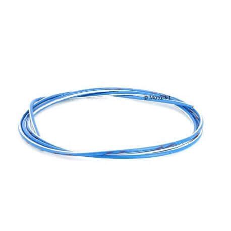 motorkit electric wire blue lined white mm   price  cablebluewh stock