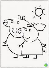 Peppa Porquinha sketch template