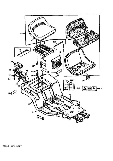 frame  seat diagram parts list  model hydrogxsabre sabre john deere parts riding