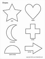 Shapes Printable Basic Shape Coloring Templates Kids Pages Firstpalette Simple Set Easy Print Printables Geometric Worksheets Activities Crafts Various Do sketch template