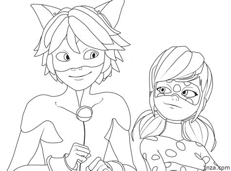 miraculous ladybug coloring pages nza