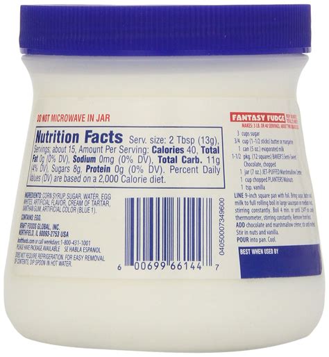 marshmallow fluff ingredients label labels design ideas