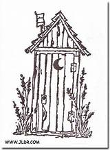 Outhouse Outhouses Pallet Outline sketch template