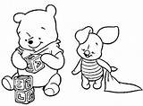 Pooh Winnie Coloring Baby Pages Characters Drawing Drawings Eeyore Printable Piglet Amiibo Winie Disney Halloween Whinney Color Kids Getdrawings Getcolorings sketch template