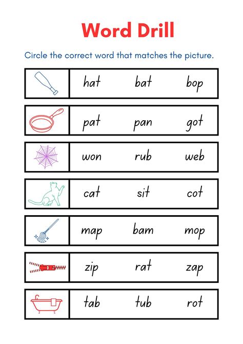 english worksheets  nursery class