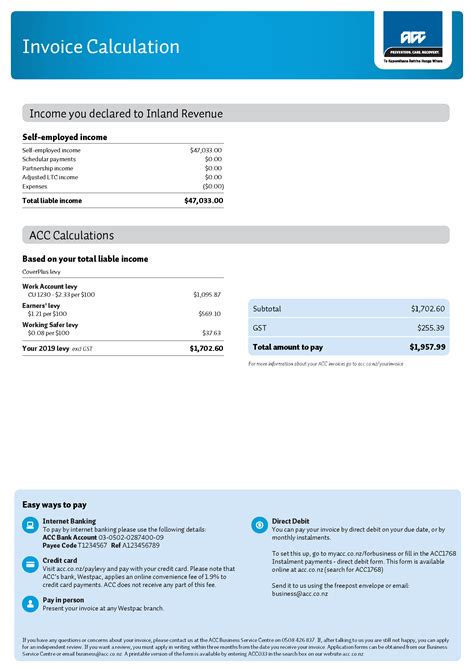 explaining  invoice