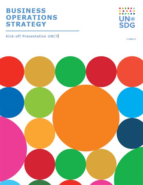 unsdg business operations strategy bos   unct
