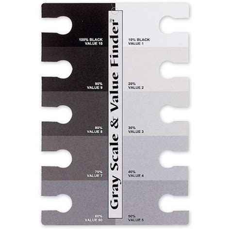 gray scale and value finder™ set of 12 color theory books and media