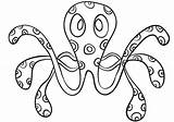 Polipo Colorare Disegni Coloriages Octopodes Pieuvre Bambini Printmania Gratuit sketch template