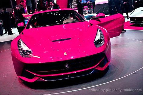 eigntfyu riik hot pink cars pink ferrari pink car