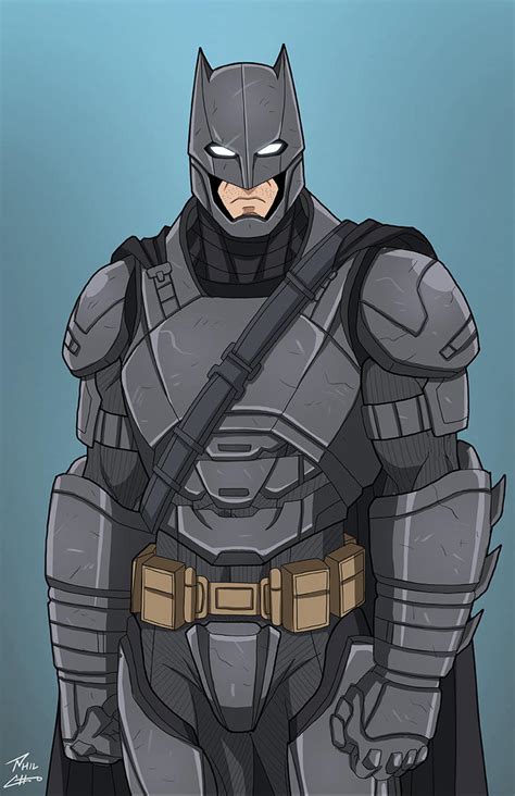 armored batman  phil cho  deviantart