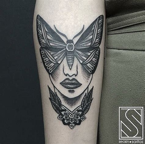 47 Amazing Butterfly Woman Face Tattoo Image Ideas