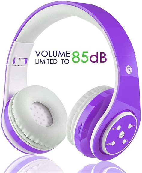 kids wireless bluetooth headphone  hone volume limited foldable earphone children stereo