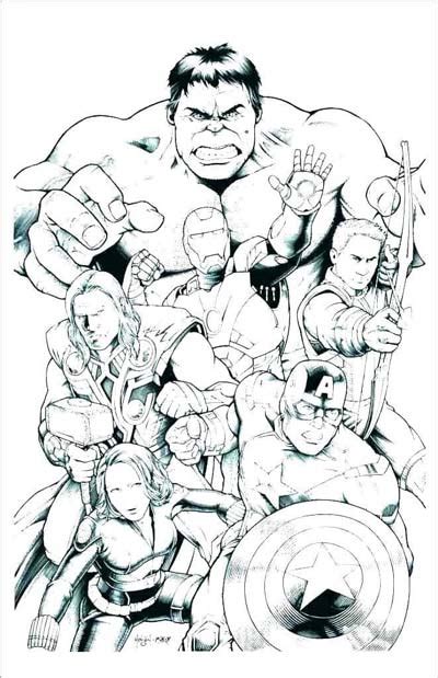 updated  avengers coloring pages