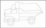 Truck Coloring Tracing Toys Pages Mathworksheets4kids sketch template