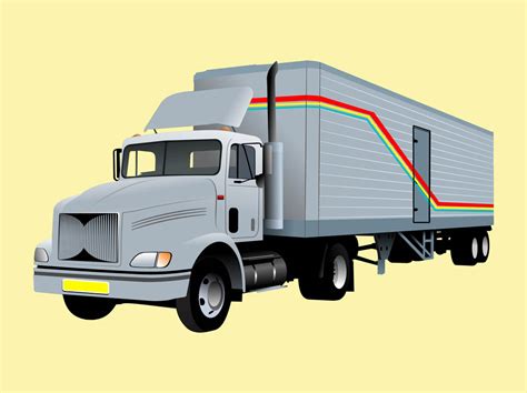 vector truck vector art graphics freevectorcom