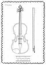 Trace String Instruments Instrument Color Choose Board Music Teacherspayteachers sketch template