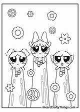 Powerpuff Girls Coloring Pages Power Girl Iheartcraftythings Print Crafty Printables Heart Things Colors Flying sketch template