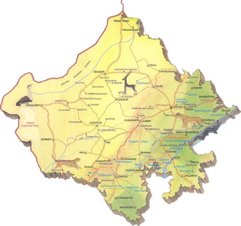 river map rajasthan