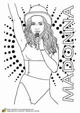 Madonna Dessin Coloriage Chanteuse Getdrawings Célébrités Savoir sketch template