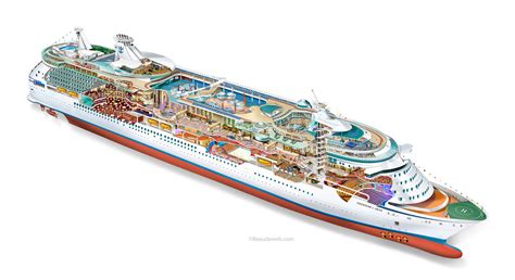royal caribbean cruise  illustrations  behance