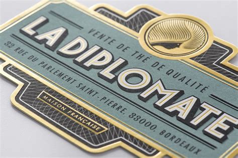 la diplomate branding design typography inspiration visual identity
