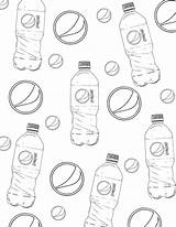 Pepsi sketch template